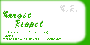 margit rippel business card